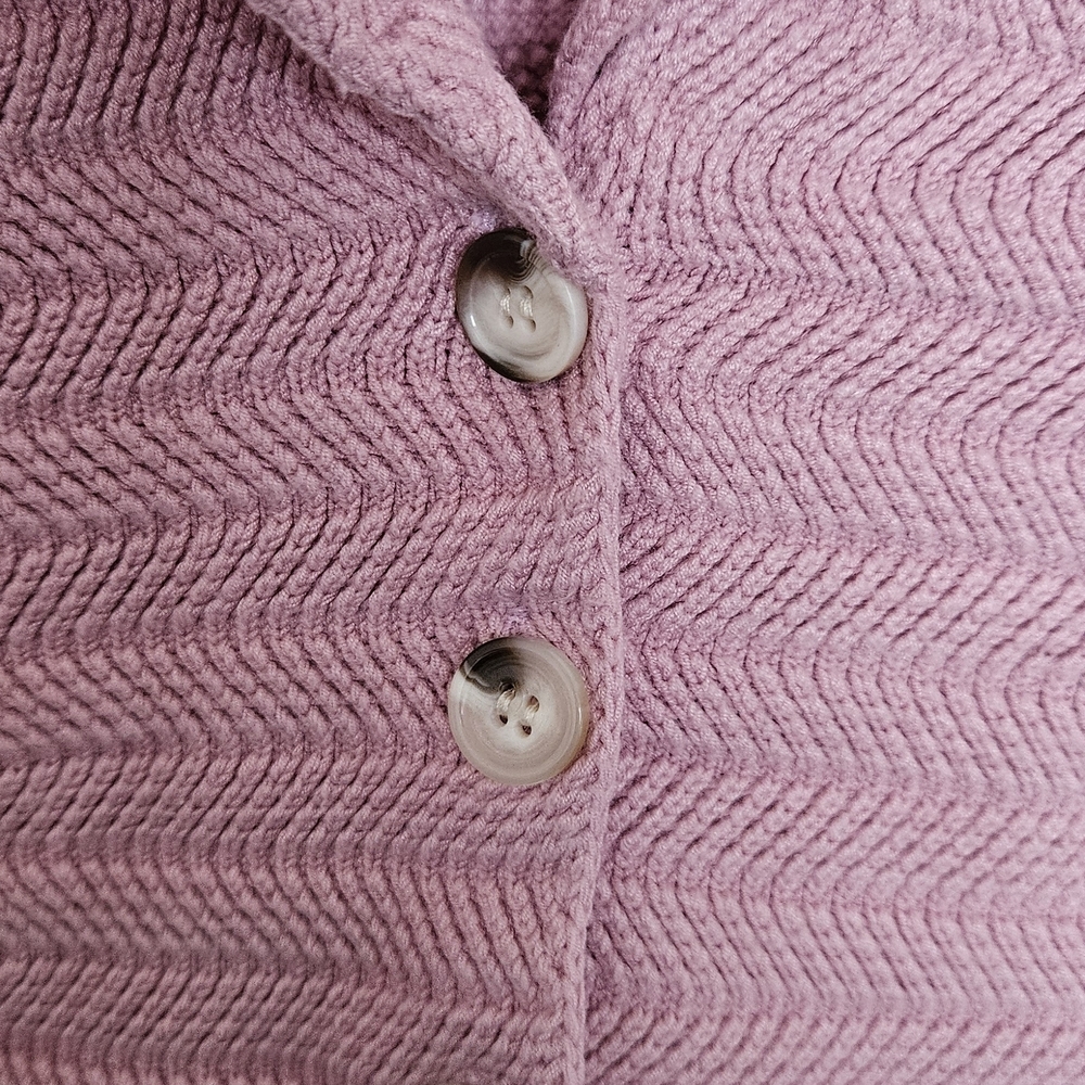 Greylin Pink Button-Up Cardigan - Picture 2 of 3